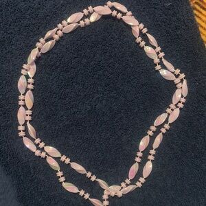 Elegant Pink Beaded Necklace